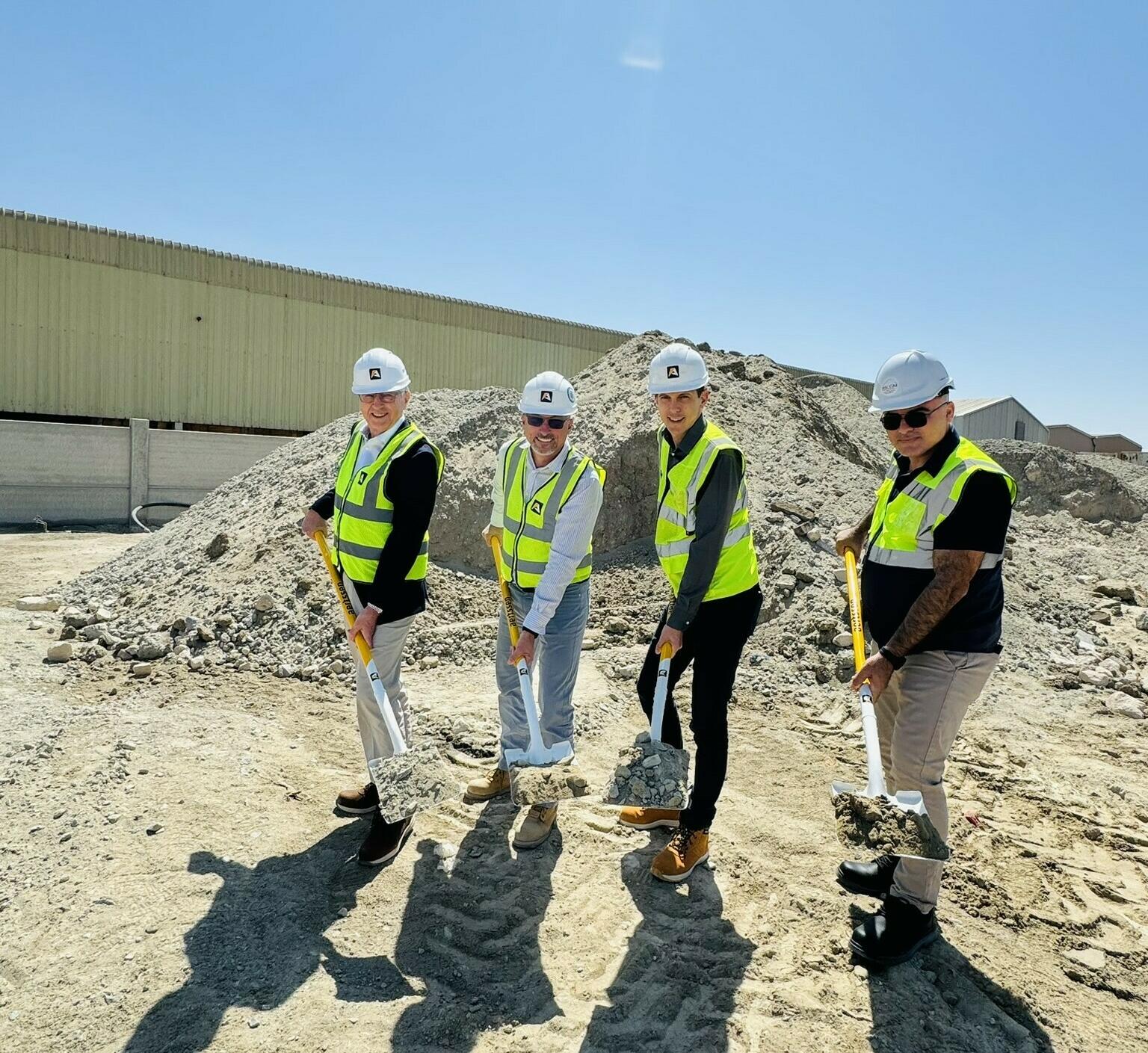 AMS groundbreaking warehouse 2